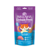 Wellness Lickable Treats purée au thon en tube pour chat adulte, saveur séduisante