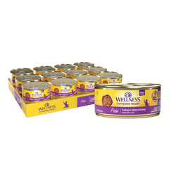 Wellness Pâté Chat Dinde Saumon – boîte prête à servir, sans céréales