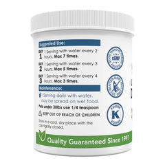 WellnessPartners UTI Pets D-Mannose, étiquette claire avec origine européenne