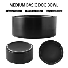 Welloyed bol chien ceramique avec base antiderapante reduit les glissades lors des repas