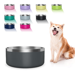 Bol Wenbokmin en inox anti-glisse pour chien, stabilité lors des repas.