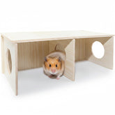 Wenriko Hamster Peep Tunnel fenêtre secrète pour observer sans stress et enrichissement.