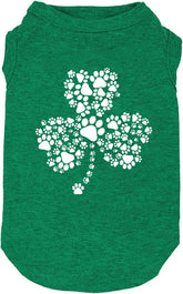 weokwock Lucky Boy imprimé trèfle, vêtement chien, idéal pour Saint-Patrick