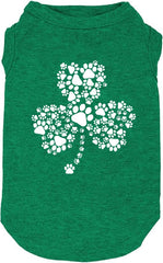 weokwock Lucky Boy imprimé trèfle, vêtement chien, idéal pour Saint-Patrick
