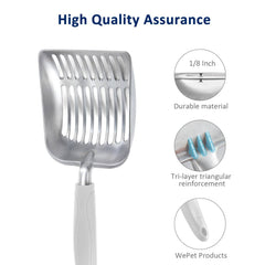 WePet corps aluminium robuste, conception durable.