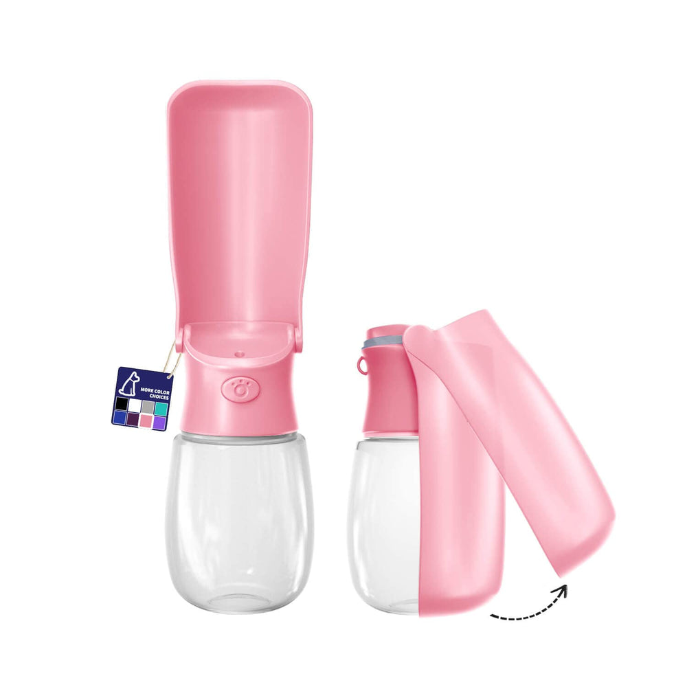 WePet gourde pliable pour chien, vue avant, pratique en promenade.