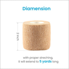 WePet pansement-cohesif recouvre les plaies avec douceur et protection.