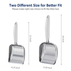 WePet pelle-litière aluminium-nettoyage-efficace, aide à gagner du temps lors du ramassage quotidien.