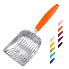WePet pelle-litiere aluminium, design pratique pour ramasser facilement les crottes de chat.