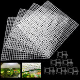 Weramics couvercle aquarium: ensemble quatre planches pour protection modulable du réservoir.