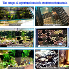 Weramics plaque nid d'abeille pour aquarium — base polyvalente et stable