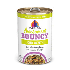 Weruva Awesome Bouncy, emballage en boîte pratique pour les repas quotidiens.