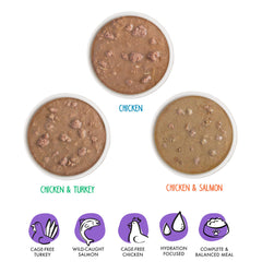 Weruva B.F.F. Oh My Gravy : portion pratique de 2,8 oz pour repas quotidiens.
