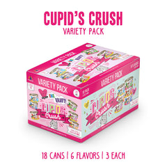 Weruva B.F.F. OMG Cupid's Crush – boîtes de 2,8 oz ouvertes, texture savoureuse en sauce.