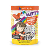 Poche Weruva B.F.F. OMG chat poulet-saumon au jus, repas pratique et savoureux.