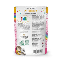 Weruva B.F.F. OMG sachet 3oz, portions pratiques pour repas quotidien.