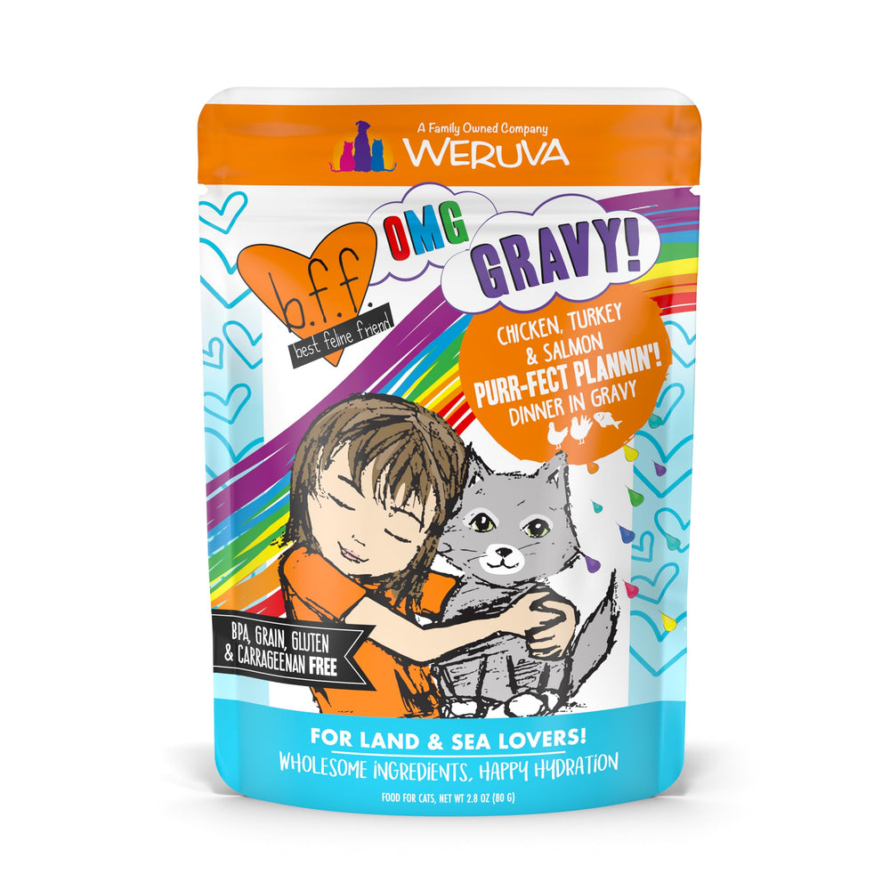 Weruva B.F.F. OMG sachet-sauce appétissante pour chat.
