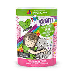 Weruva B.F.F. OMG thon et agneau en sauce, portions pratiques.
