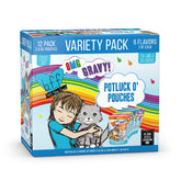 Variété Potluck Weruva B.F.F. OMG, pack pratique de sachets pour chats.