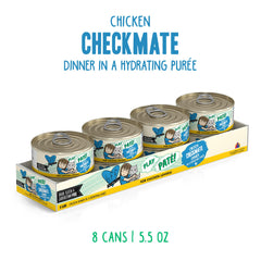 Boîte 156 g poulet Checkmate, format pratique pour les repas quotidiens