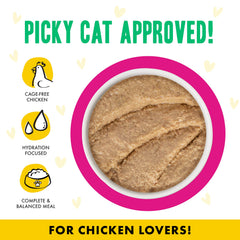 Pate sans céréales Weruva B.F.F. Play, option adaptée sans céréales.