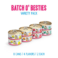 Variété BFF: quatre recettes pour chats exigeants et curieux.