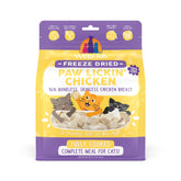 Weruva Paw Lickin' Chicken: cubes sans os offrant des protéines élevées.