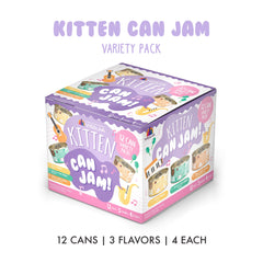 Chaton appréciant la texture pâtée Weruva Kitten Can Jam.