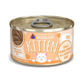 Weruva Kitten Purée Thon-Saumon, texture hydratante idéale pour chatons.