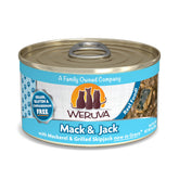 Weruva Mack & Jack maquereau en sauce, bouchées appétentes pour chat.