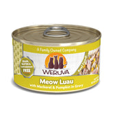 Weruva Classic Cat Meow Luau maquereau en morceaux citrouille sauce, favorise digestion douce.