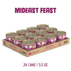 Weruva Classic Cat Food Mideast Feast: morceaux tilapia dans sauce, saveur délicate pour chats.