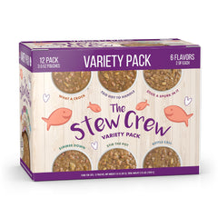 Weruva Classic Stew Chat, emballage lot sachets 3 oz, repas pratique.