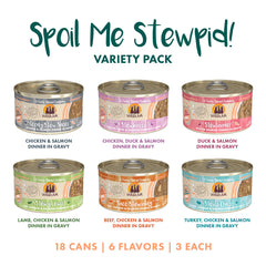 Variété Weruva Classic Stews présentée pour chats, idéale pour varier les repas.