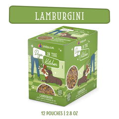 Emballage vert Lamburgini, présentation soignée et pratique.