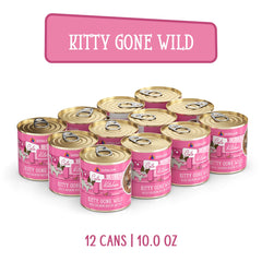 Weruva Kitty Gone Wild au jus thon et sardines, morceaux savoureux pour l'expérience culinaire.