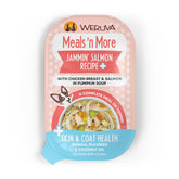 Weruva Jammin' Saumon, bol 3,5oz, prêt à servir et hydratation.