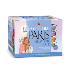 Weruva Paris Hilton Pamper Like Paris – pack de 12 pâtés, repas pratique pour chats exigeants