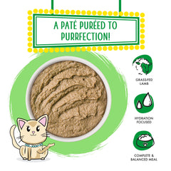 Texture crèmeuse et lisse de la pâte Weruva pour chat gourmand.