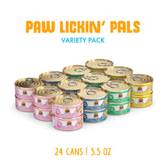 Weruva Paw Lickin’ Pals poulet: recettes riches en poulet pour chats gourmets.