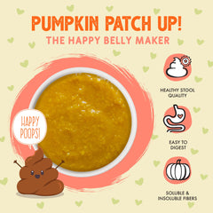 Dosage facile avec sachet Weruva Pumpkin Patch Up.