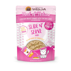 Weruva Repas de Fortune poulet et foie pâté: texture onctueuse idéale pour l'appétit du chat