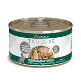 Weruva TruLuxe Méditerranée Récolte, thon entier en sauce, repas premium pour chat.