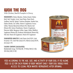 Weruva Wok The Dog mélange poulet et boeuf en sauce, variété gourmande.