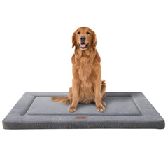 WESTERN HOME grand lit chien surface pelucheuse pour un confort douillet.