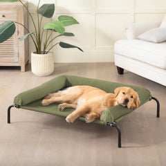 Lit-eleve-chien WESTERN HOME avec maillage respirant pour repos frais
