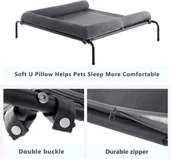 WESTERN HOME oreiller-etanche-amovible – coussin lavable et résistant aux éclaboussures.