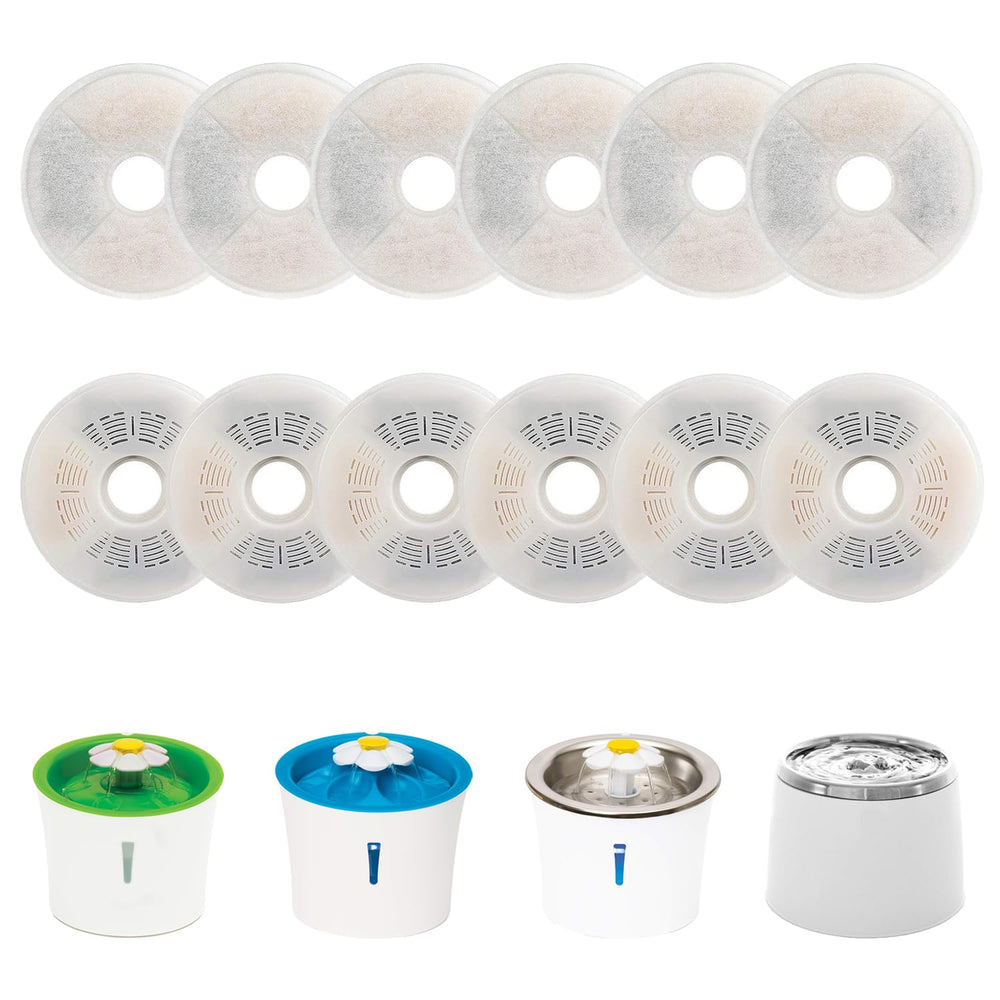 Filtre WEZEBEL pour fontaine Catit fleur: eau plus fraîche et odeurs atténuées.