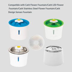 Filtre triple action WEZEBEL pour Catit Flower, filtration améliorée.