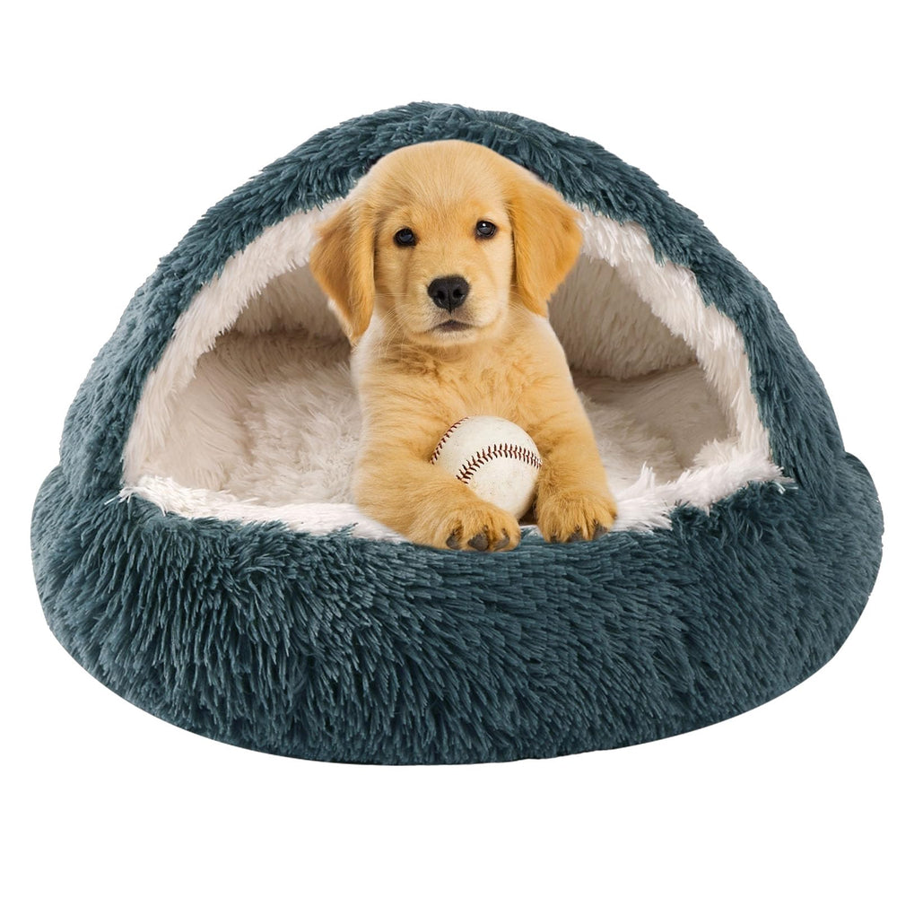 Lit chien petit WgoogW, cave ouverte pour détente sûre et chaude